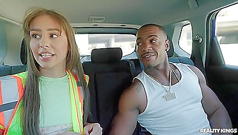 Hot black slutty takes it up her ass