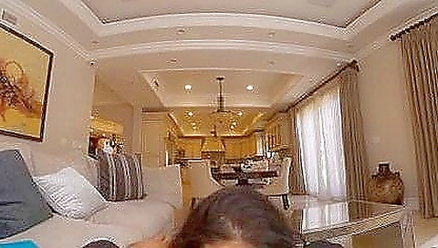 Hot blonde gets fucked by a huge cock