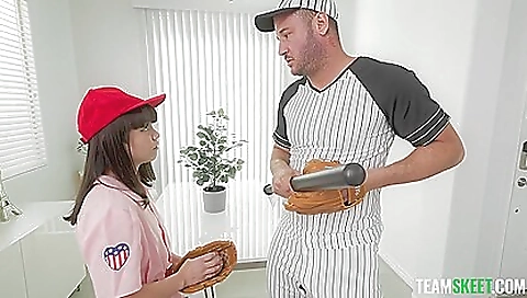 Mature woman with a young warn