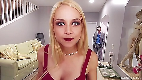 Sav lapsh domme brating with a sexy blonde