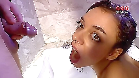 Beautiful girl with a huge cock