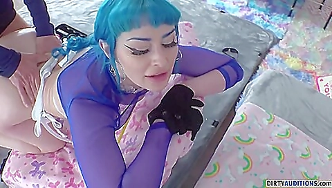 Married guy with her ass and tits